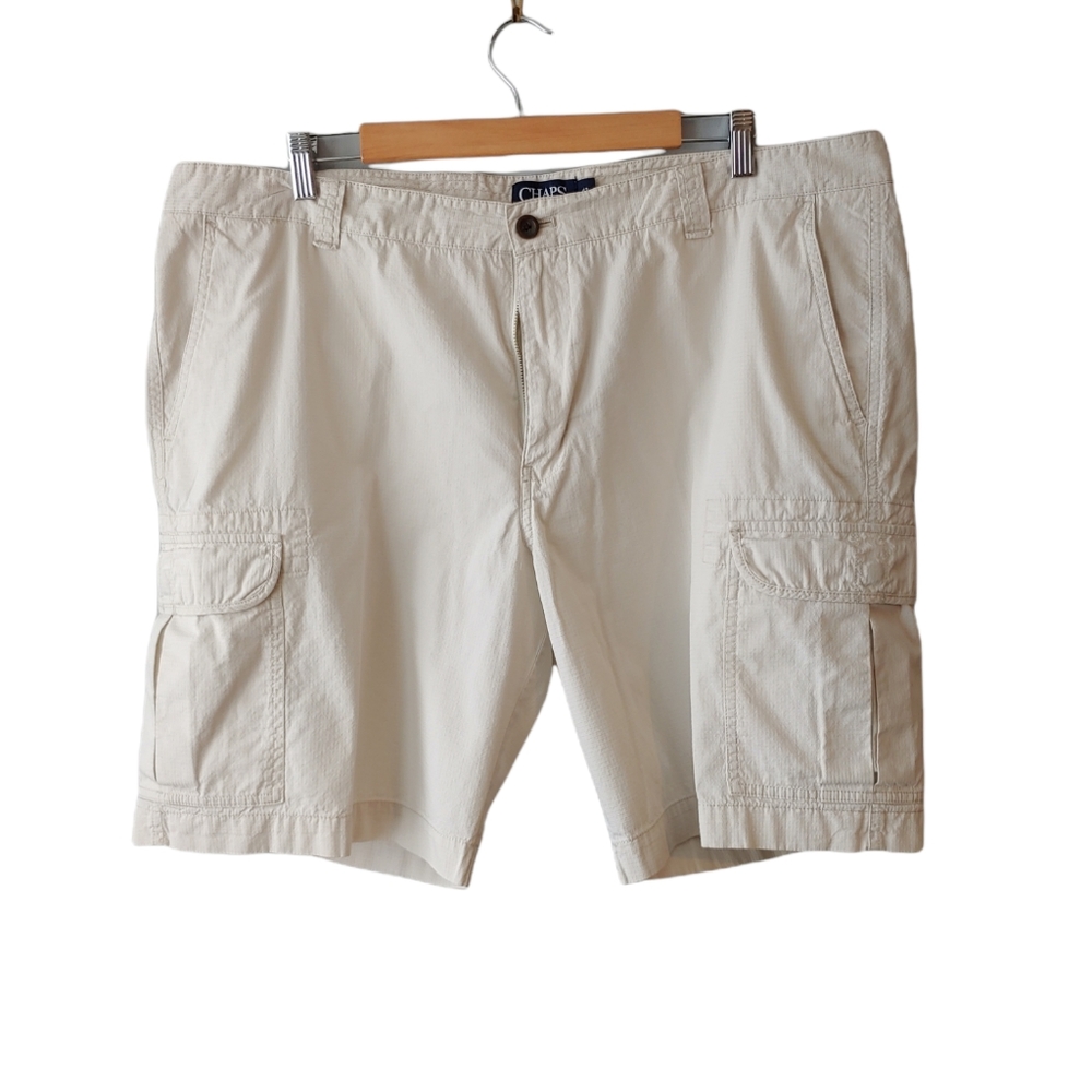 Chaps Khaki Cargo Style Shorts Size 42